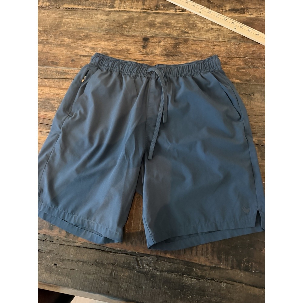 Bad Birdie Men's Active Stretch Performance Shorts Size S. Steel Blue